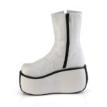 Demonia White Faux Suede Violet-100 - Image 4