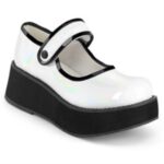 Demonia White Holo Patent Sprite-01 - Image 6