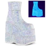Demonia White Multi Glitter Stack-201G
