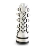 Demonia White Patent Slacker-160 - Image 3