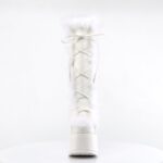 Demonia White Vegan Leather Camel-311 - Image 3