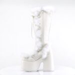 Demonia White Vegan Leather Camel-311 - Image 4
