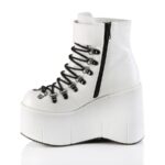 Demonia White Vegan Leather Kera-21 - Image 4