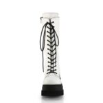 Demonia White Vegan Leather Shaker-72 - Image 3