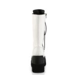 Demonia White Vegan Leather Shaker-72 - Image 5