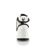 Demonia White Vegan Leather Wave-20 - Image 3