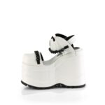 Demonia White Vegan Leather Wave-20 - Image 4