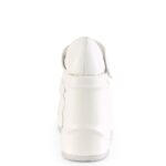 Demonia White Vegan Leather Wave-32 - Image 5
