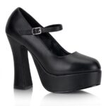 Dolly-50 Demonia Black Vegan Leather