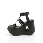 Dynamite-12 Demonia Black Vegan Leather - Image 4