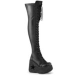 Dynamite-300-1 Black Str Vegan Leather Demonia - Image 6