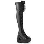 Dynamite-300 Black Str Vegan Leather Demonia - Image 6