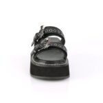 Emily-100 Demonia Black Vegan Leather - Image 3