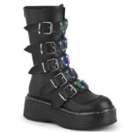 Emily-330 Demonia Black Vegan Leather - Image 2
