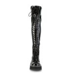 Emily-375 Black Patent Demonia - Image 3