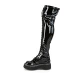 Emily-375 Black Patent Demonia - Image 4
