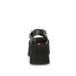 Funn-10 Black Vegan Leather Demonia - Image 5