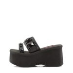 Funn-18 Demonia Black Vegan Leather - Image 4