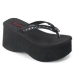 Funn-33 Demonia Black Vegan Leather - Image 6