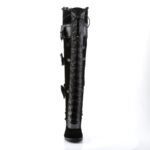 Glam-300 Demonia Black Vegan Leather-Velvet - Image 3