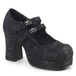 Gothika-09 Black Satin-Lace Demonia