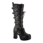 Gothika-200 Black Vegan Leather Demonia - Image 6