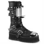 Gravedigger-250 Black Vegan Leather Demonia - Image 6