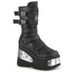 Kera-108 Demonia Black Vegan Leather - Image 2