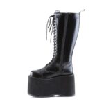 Mega-602 Demonia Black Faux Leather - Image 4