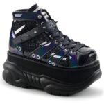 Neptune-100 Demonia Black Glitter-Silver - Image 2