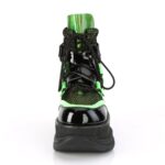 Neptune-126 Black-Green Patent Multi Demonia - Image 3