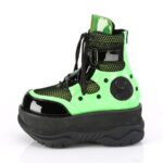 Neptune-126 Black-Green Patent Multi Demonia - Image 4
