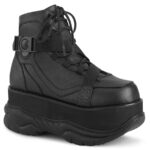 Neptune-181 Black Vegan Leather Demonia - Image 2
