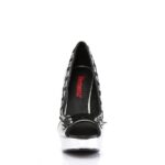 Pixie-18 Demonia Silver Vegan Leather - Image 3