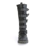 Riot-18Bk Demonia Black Vegan Leather - Image 3