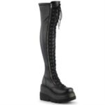Shaker-374 Demonia Black Str Vegan Leather - Image 6