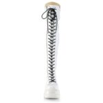 Shaker-374 White Hologram Stretch Patent Demonia - Image 3