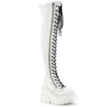 Shaker-374 White Hologram Stretch Patent Demonia - Image 6