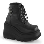 Shaker-52 Black Vegan Leather Demonia - Image 2