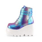 Shaker-52 Demonia Purple Multi Iridescent Vegan Leather - Image 4