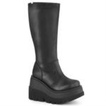 Shaker-65Wc Black Stretch Vegan Leather Demonia - Image 6