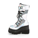 Shaker-70 Silver Holo Vegan Leather Demonia - Image 4
