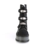 Slacker-101 Demonia Black Vegan Leather-Canvas - Image 3