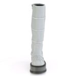 Slacker-230 Demonia Gray Reflective Vegan Leather - Image 3