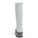 Slacker-230 Demonia Gray Reflective Vegan Leather - Image 5