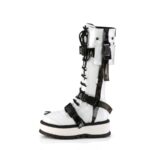 Slacker-260 White Patent Demonia - Image 4