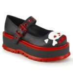 Slacker-27 Demonia Black Vegan Leather - Image 2