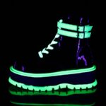 Slacker-52 Black U V Iridescent Green Demonia - Image 4