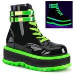 Slacker-52 Black U V Iridescent Green Demonia - Image 6