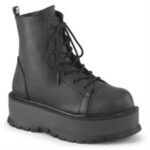 Slacker-55 Demonia Black Vegan Leather - Image 3